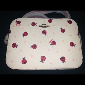 Nwt! Coach mini purse, Ladybug print 🐞super cute!